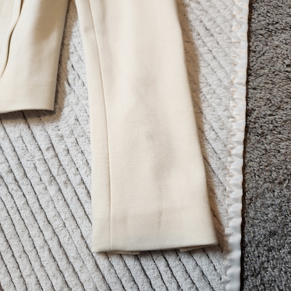 Lauren Ralph Lauren Ivory Women's Moto Jacket Full Crossbody Zip XS - Picture 7 of 16